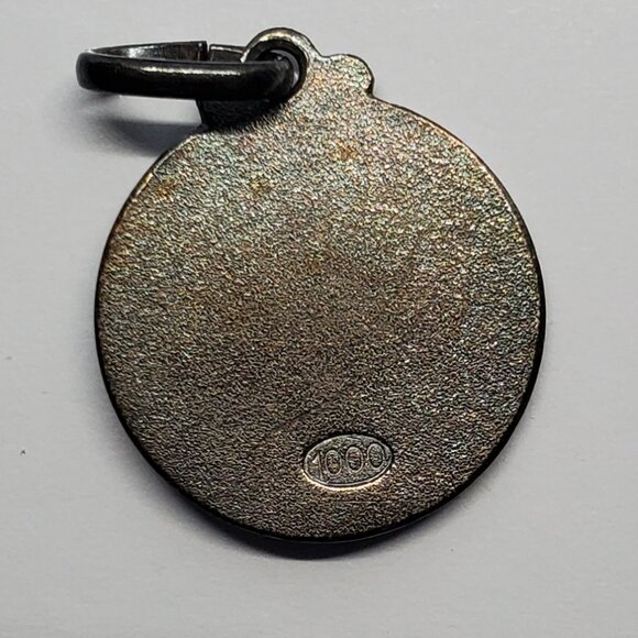 Maria Stma Auxiliadora Vintage Medal Silver 1000 (Pendant) - Picture 3 of 6